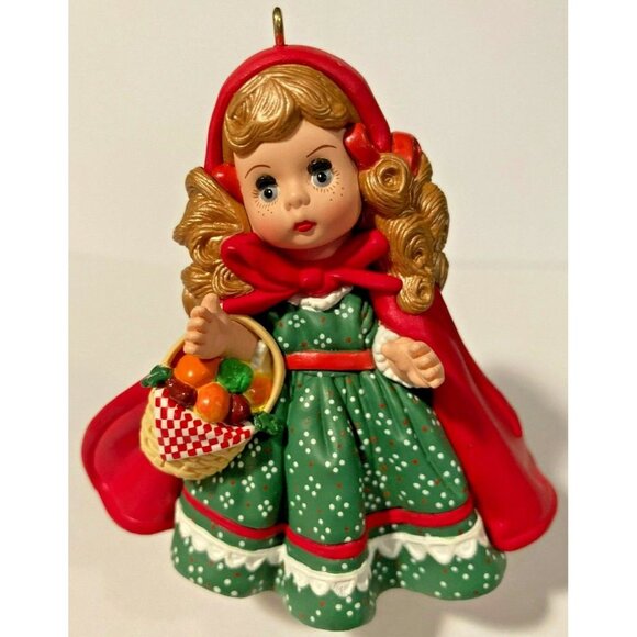 Hallmark Keepsake Ornament Madame Alexander Little Red Riding Hood 1997 Collecti - Picture 5 of 14